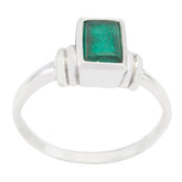 Li Lee Graceful Green Solitaire Ring Indian Emerald Green
