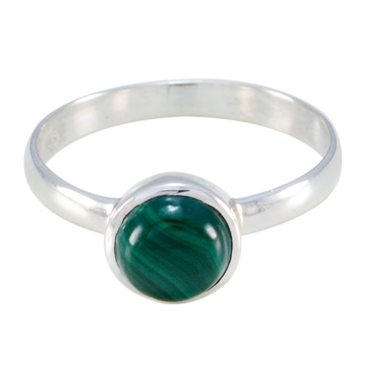 Josephine Fairytale Green Solitaire Ring Malachite Green
