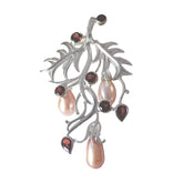 Mia Multicolor Statement Pendant with Pearls & Gemstones Multi Stone multicolor Multicolor