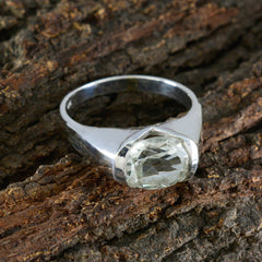 Siti Sophisticated Light Green Solitaire Ring