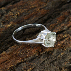 Ana Fairytale Light Green Solitaire Ring