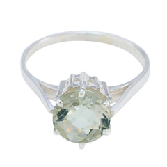 Ana Fairytale Light Green Solitaire Ring Green Amethyst Green