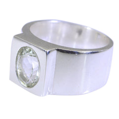Pauline Armor Light Green Solitaire Ring