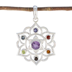 Ida multicolor antique Eye-catching Pendant Multi Stone multicolor Multicolor