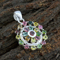 Dewi multicolor Armor Statement Pendant