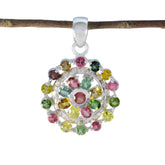 Dewi multicolor Armor Statement Pendant Tourmaline multicolor Multicolor