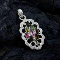 Nella Multicolor Pendant Jewelry with Gemstone Elegance