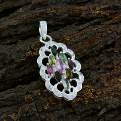 Nella Multicolor Pendant Jewelry with Gemstone Elegance
