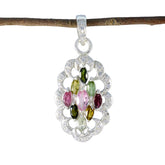 Nella Multicolor Pendant Jewelry with Gemstone Elegance Tourmaline multicolor Multicolor