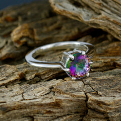 Constanza Multicolor Solitaire Ring with Gemstone