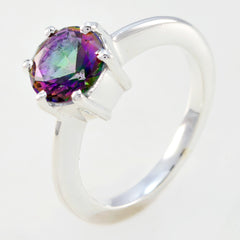 Constanza Multicolor Solitaire Ring with Gemstone