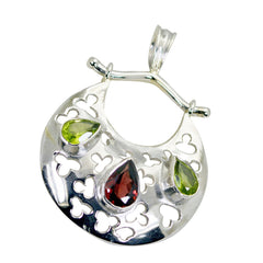 Natalie multicolor Retro Statement Pendant