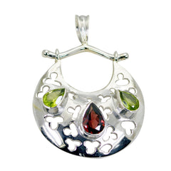 Natalie multicolor Retro Statement Pendant Multi Stone multicolor Multicolor