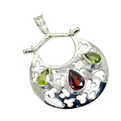 Natalie multicolor Retro Statement Pendant