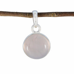 Alina Pink Eternity Pendant - Elegant Rose Quartz Jewelry Rose Quartz Pink Pink