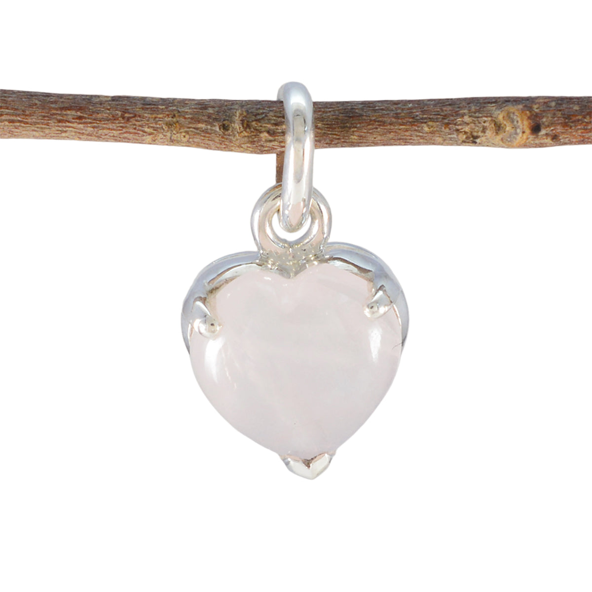 Isadora Pink Luxurious Delicate Pendant Rose Quartz Pink Pink