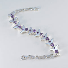 Zoey Purple Gemstone Tennis Bracelet for Everyday Glam