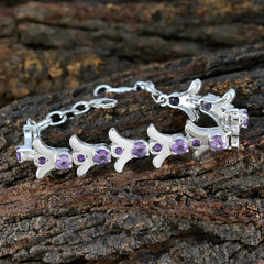 Zoey Purple Gemstone Tennis Bracelet for Everyday Glam