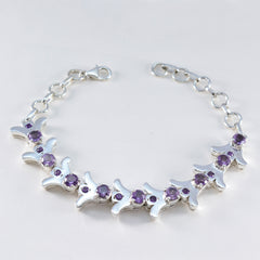 Zoey Purple Gemstone Tennis Bracelet for Everyday Glam