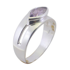Amelia Contemporary Purple Solitaire Ring