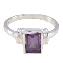 Isabelle Romantic Purple Solitaire Ring