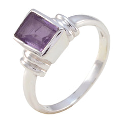Isabelle Romantic Purple Solitaire Ring