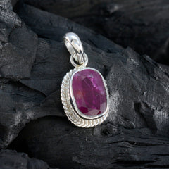 Yasmin Red Rope-Wire Dainty Pendant