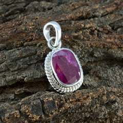 Yasmin Red Rope-Wire Dainty Pendant