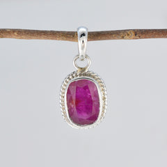 Yasmin Red Rope-Wire Dainty Pendant