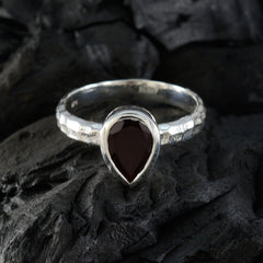 Zoey Elegant Black Gemstone Ring for Everyday Glam