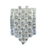 Stella Statement Pendant for Women with Crystal Glow White CZ White White