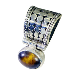 Bianca Trendy Delicate Pendant with Tiger Eye Gemstone