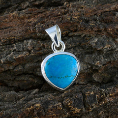 Sofía Turquoise Dainty Pendant in Sterling Silver
