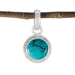 Rosa Turquoise Pendant Necklace with Sterling Silver Turquoise Turquoise Turquoise