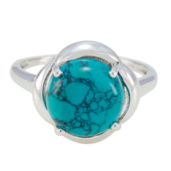 Addison Glamorous Turquoise Solitaire Ring Turquoise Blue