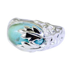 Agustina Cultural Turquoise Solitaire Ring