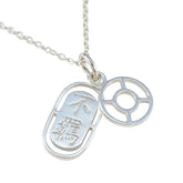 Yasmin Whisper-Thin Pendant Necklace with Unique Charms Plain Plain Plain