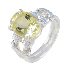 Alejandra Rope-Wire Yellow Solitaire Ring