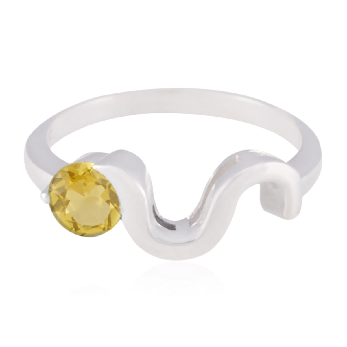 Soo-jin Fairytale Yellow Solitaire Ring Citrine Yellow