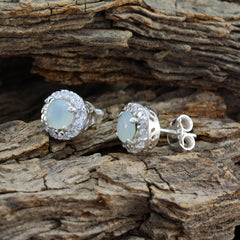 Skylar Aqua Stud Earrings for Elegant Everyday Wear