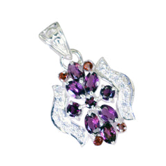 Skylar Red Bubble Pendant - Glamorous Gemstone Jewelry