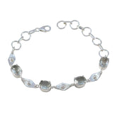Hanna Slim Light Green Bracelet for Everyday Glam Green Amethyst Green