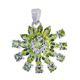 Sofia Green valentine Statement Pendant Peridot Green Green