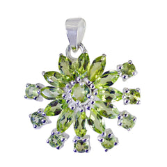 Sofia Green valentine Statement Pendant Peridot Green Green