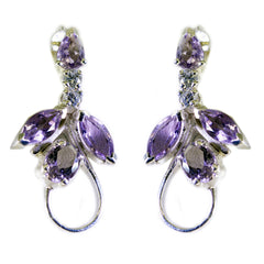 Sofia Purple Stud Earrings for Glam Everyday Wear