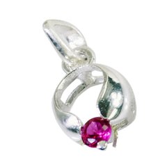 Sofia Red Featherlight Pendant - Stylish Silver Jewelry