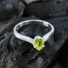 Ananya Abstract Green Solitaire Ring
