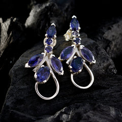 Sophia Blue Stud Earrings for Everyday Glam