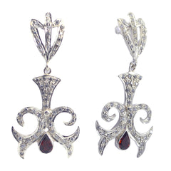 Zara Statement Earrings for Women - Chic Silver Design