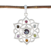 Stella Multicolor Pendant - Colorful Gemstone Design Multi Stone multicolor Multicolor